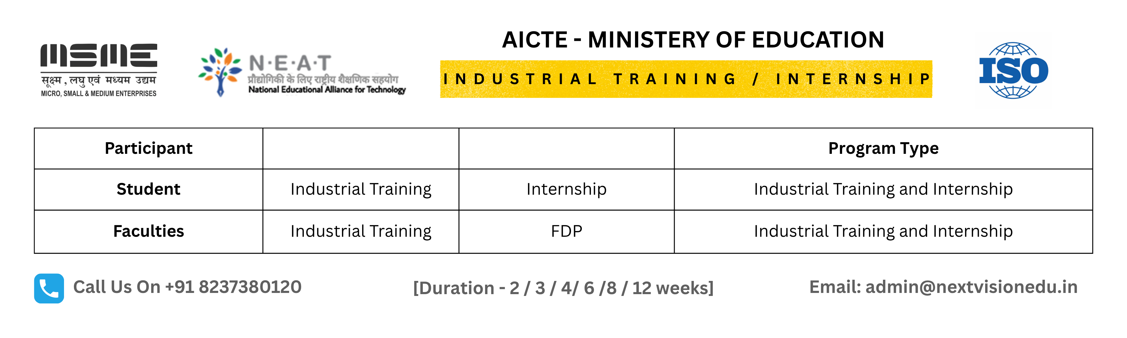 NextVision Edutech - Internship Programs